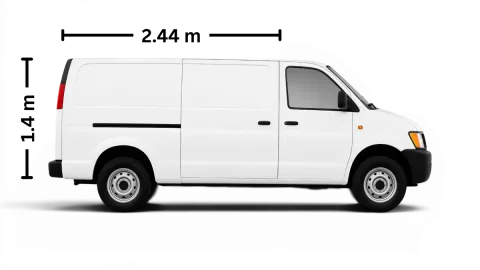 Fahrzeug für Lukas' Möbeltransport